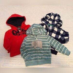 Bundle 3 Kids Hoodies - zip up